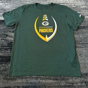 NIKE Dri-Fit Green Bay Packers Tee Shirt